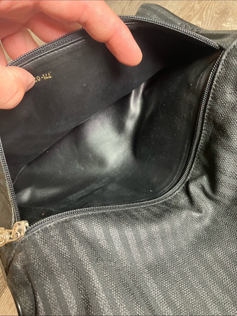 Fendi Vintage Coated Stripe Envelope Clutch - Picture 10 of 17